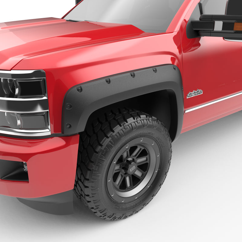 EGR 14+ Chev Silverado 6-8ft Bed Bolt-On Look Fender Flares - Set - Matte