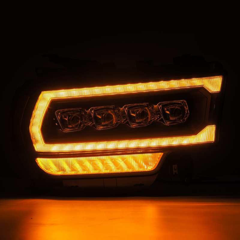 AlphaRex 880553 19-21 Ram 2500 NOVA LED Proj Headlights Plank Style Black w/Activ Light/Seq Signal/DRL