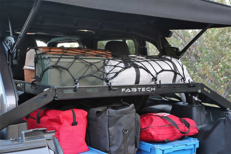 Fabtech 18-21 Jeep JL 4WD 4-Door Interior Cargo Rack - eliteracefab.com