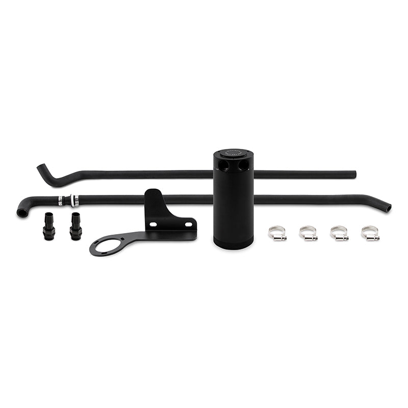 Mishimoto 07-13 Mazda Mazdaspeed3 Baffled Oil Catch Can Kit - Black (PCV Side) - eliteracefab.com