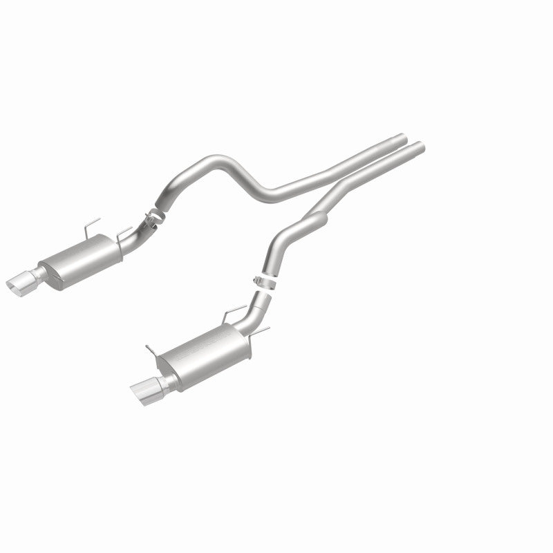 MagnaFlow 13 Ford Mustang Dual Split Rear Exit Stainless Cat Back Performance Exhaust (Street) Magnaflow