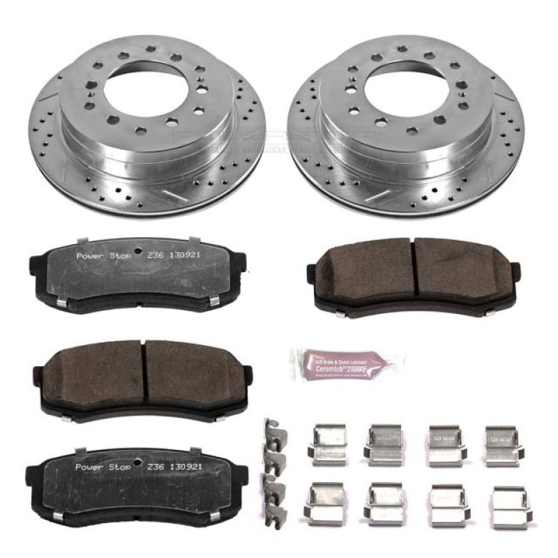 Power Stop 03-09 Lexus GX470 Rear Z36 Truck & Tow Brake Kit - eliteracefab.com