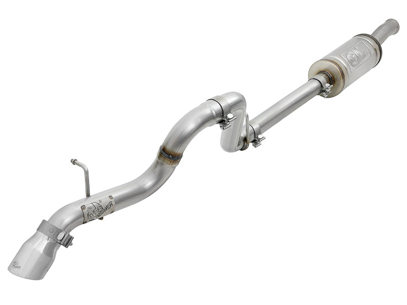 aFe MACH Force-Xp 2.5in 409SS Axle-Back Hi-Tuck Exh Sys w/ Pol Tip 18-20 Jeep Wrangler (JL) V6 3.6L aFe