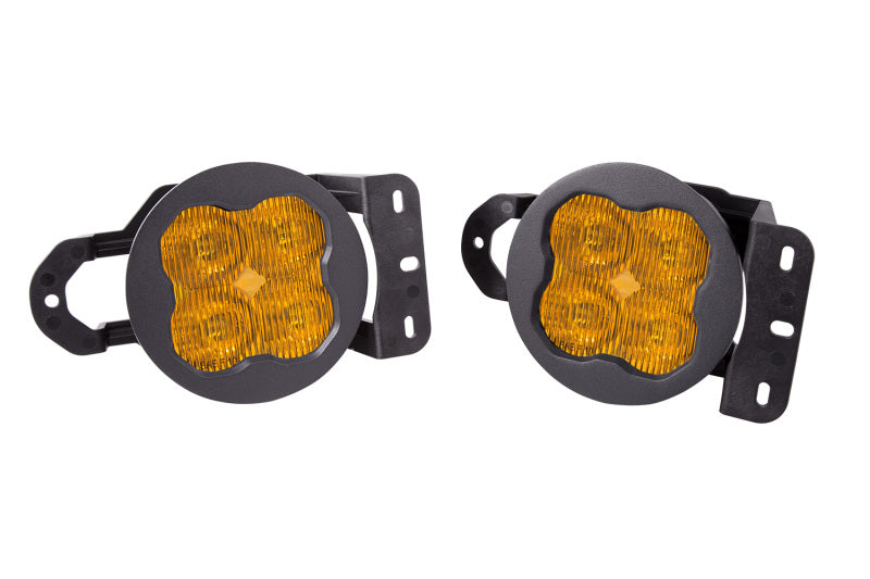 Diode Dynamics SS3 LED Pod Max Type MS Kit - Yellow SAE Fog