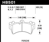 Hawk Performance HPS Front Brake Pads - HB501F.625