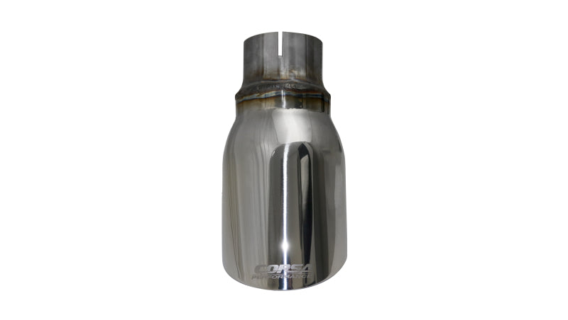 Corsa Single Universal 2.5in Inlet / 4in Outlet Polished Pro-Series Tip Kit CORSA Performance