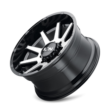 Load image into Gallery viewer, ION Type 143 20x9 / 8x165.1 BP / 0mm Offset / 125.2mm Hub Black/Machined Wheel