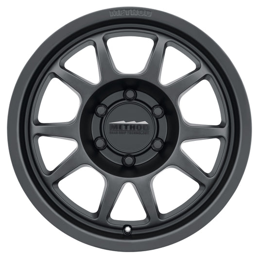 Method MR702 17x8.5 0mm Offset 6x135 87mm CB Matte Black Wheel - eliteracefab.com