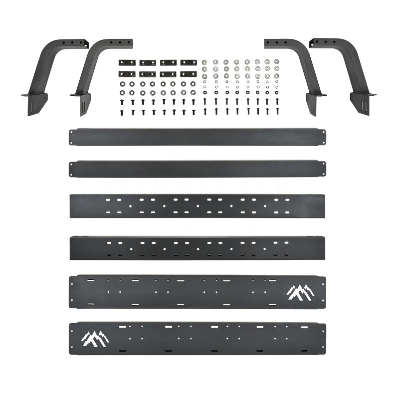 Westin 05-21 Toyota Tacoma 5ft Bed Overland Cargo Rack - Textured Black - eliteracefab.com