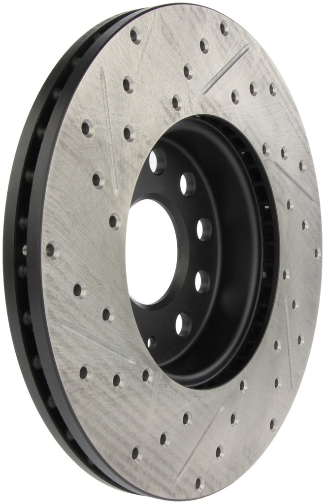 StopTech Slotted & Drilled Sport Brake Rotor - eliteracefab.com