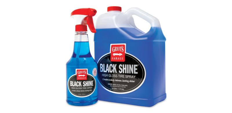 Griots Garage Black Shine High Gloss Tire Spray - 1 Gallon - eliteracefab.com