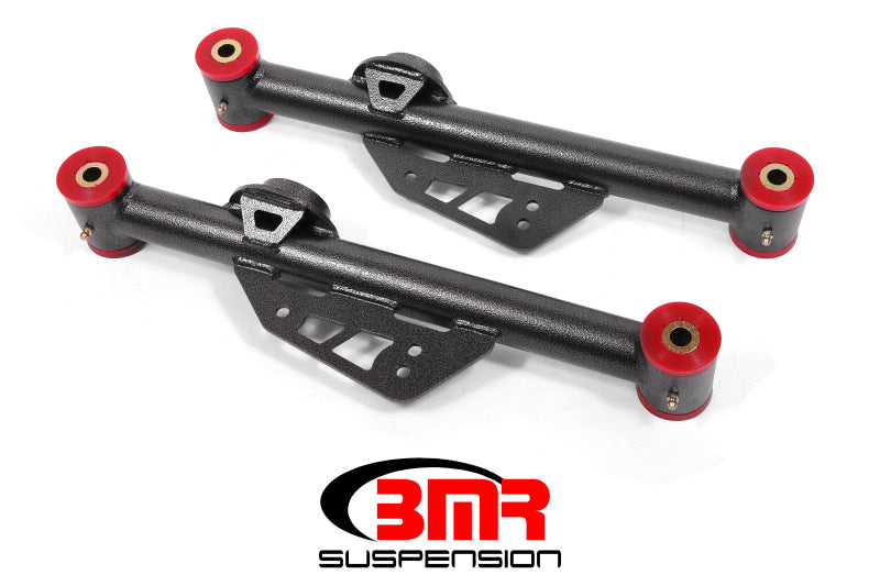 BMR LOWER CONTROL ARMS DOM NON-ADJ POLY BUSHINGS BLACK (99-04 MUSTANG) - eliteracefab.com