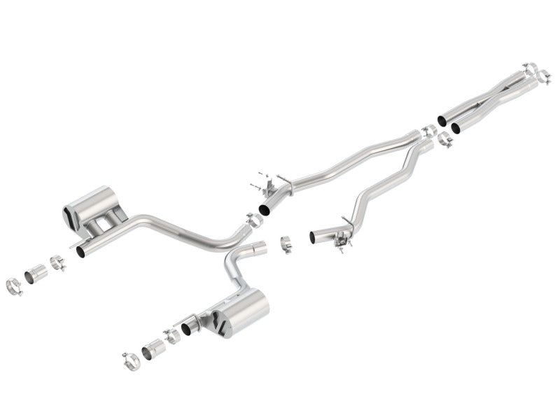 Borla 15-16 Dodge Challenger SRT/Scat Pcak 6.4L V8 ATAK Catback Exhaust - eliteracefab.com