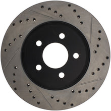 Load image into Gallery viewer, StopTech 05-10 Ford Mustang GT Front Right Slotted &amp; Drilled Rotor - eliteracefab.com