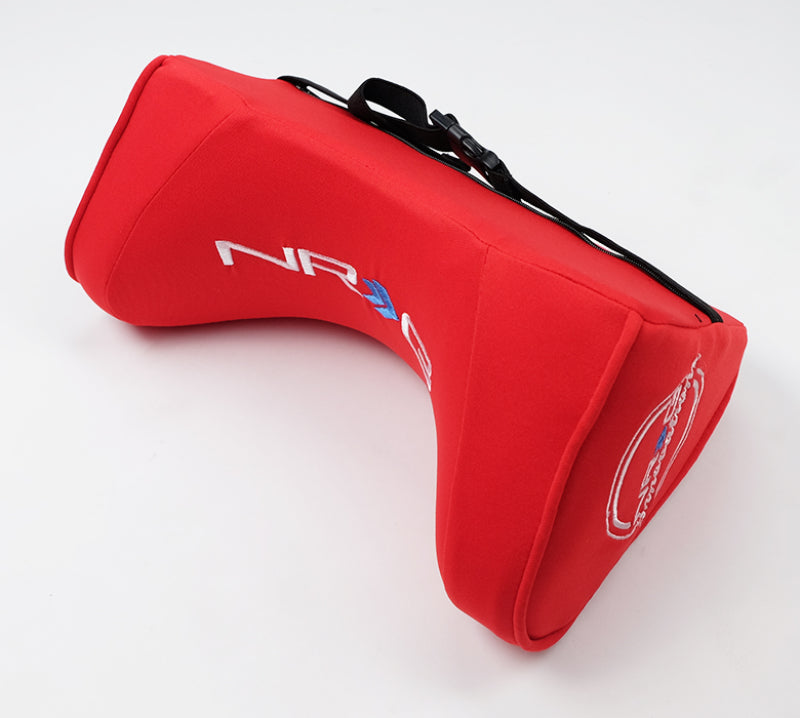 NRG Memory Foam Neck Pillow For Any Seats- Red - SA-001RD