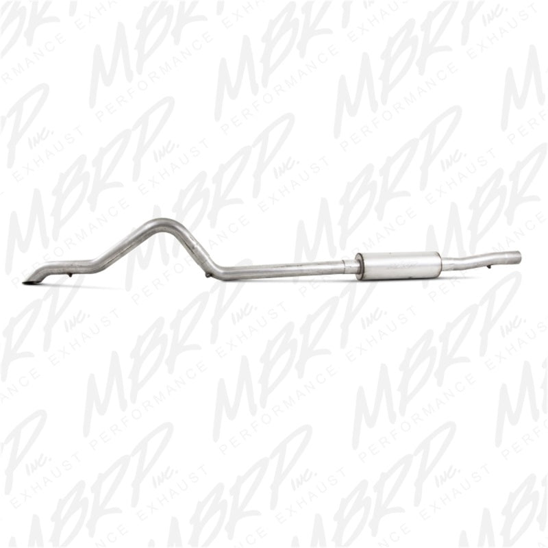 MBRP 2007-2009 Jeep Wrangler (JK) 3.8L V6 4 dr Off-Road Tail Pipe Muffler before Axle - eliteracefab.com