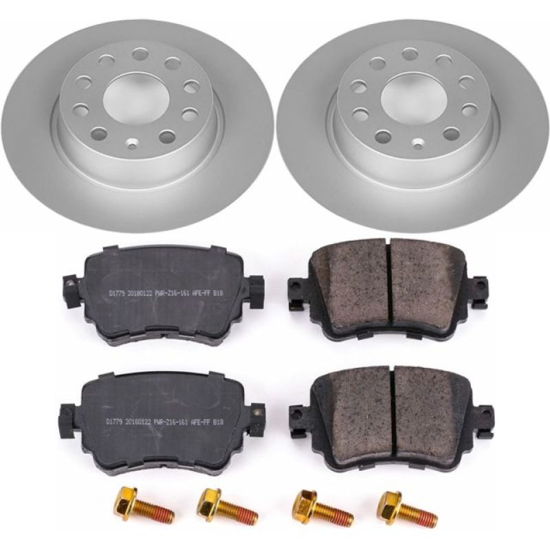 Power Stop 15-18 Volkswagen Golf Rear Z23 Evolution Sport Coated Brake Kit - eliteracefab.com