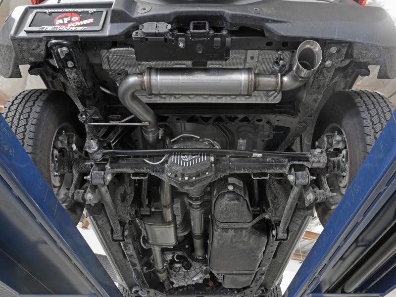 aFe Apollo GT 3in 409 SS Cat-Back Exhaust 2021 Ford Bronco L4-2.3L (t)/V6-2.7L (tt) w/ Black Tip - eliteracefab.com