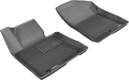 3D MAXpider L1HY01811509 2013-2017 Hyundai Elantra GT Kagu 1st Row Floormat - Black