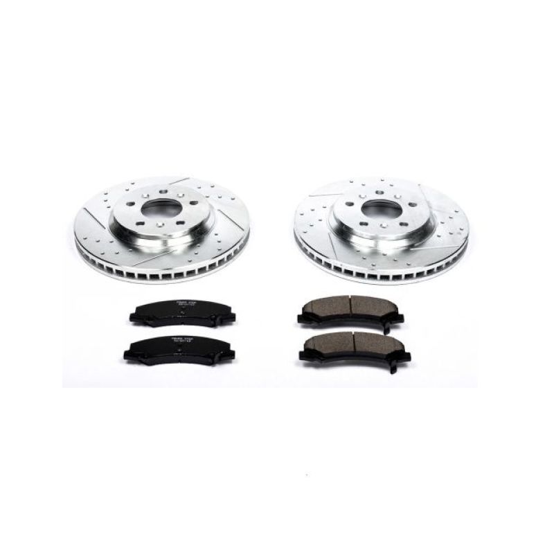 Power Stop 06-11 Buick Lucerne Front Z23 Evolution Sport Brake Kit - eliteracefab.com