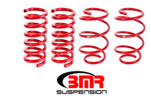 Load image into Gallery viewer, BMR LOWERING SPRINGS PERFORMANCE 1.25&quot; FRONT 0.25&quot; REAR - RED (2015+ MUSTANG GT) - eliteracefab.com