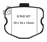 EBC RedStuff Rear Brake Pads - DP31771/4C