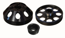 Load image into Gallery viewer, Torque Solution Lightweight WP/Crank/Alt Pulley Combo (Black): Hyundai Genesis Coupe 3.8 2010+ - eliteracefab.com