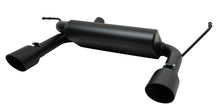 Load image into Gallery viewer, Gibson 07-11 Jeep Wrangler JK Rubicon 3.8L 2.5in Cat-Back Dual Split Exhaust - Black Elite (Ceramic) - eliteracefab.com