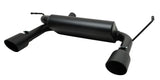 Gibson 12-17 JEEP WRANGLER 3.6L, 07-11 JEEP WRANGLER 3.8L,2.5in BLACK ELITE DUAL SPLIT EXHAUST - 17303-B