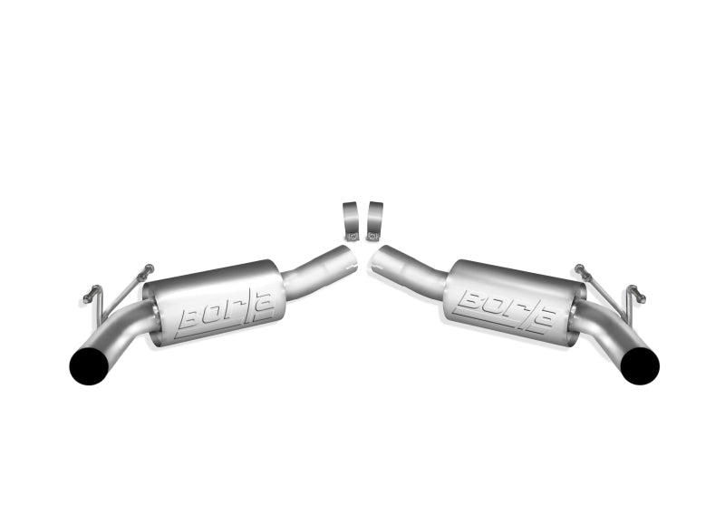 Borla 10-11 Chevy Camaro SS Coupe/Convertible 6.2L 8cyl SS S-Type Exhaust (REAR SECTION ONLY) - eliteracefab.com