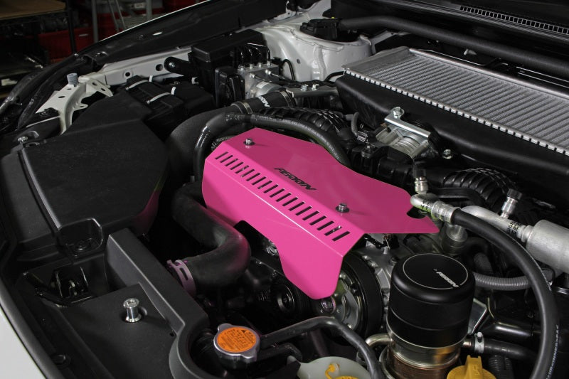 Perrin 2022+ Subaru WRX Pulley Cover - Hyper Pink - eliteracefab.com