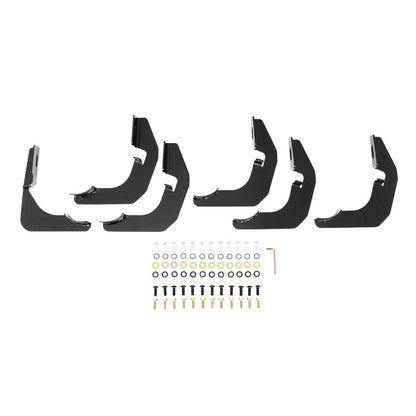 Westin 2007-2013 Chevy Silverado 1500 Ext Cab PRO TRAXX 4 Oval Nerf Step Bars - Black - eliteracefab.com