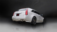 Corsa 11-13 Cadillac CTS Wagon V 6.2L V8 Polished Sport Axle-Back Exhaust - eliteracefab.com