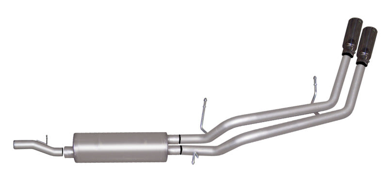 Gibson 10-14 Chevrolet Tahoe LS 5.3L 2.25in Cat-Back Dual Sport Exhaust - Stainless Gibson