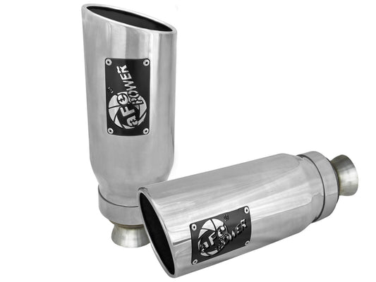 aFe MACH Force-XP 4-1/2in Steel OE Replacement Exhaust Tips - 2021+ Dodge Ram (5.7L V8) - Polished aFe