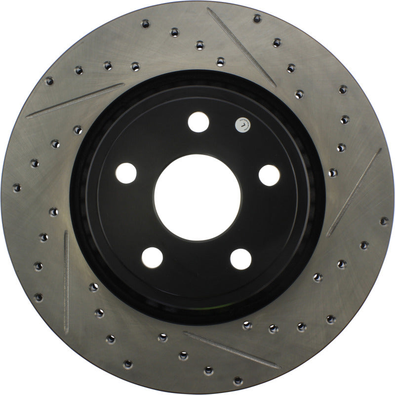 StopTech 11-12 Dodge Durango Sport Drilled & Slotted Front Driver-Side Brake Rotor Stoptech