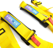 Load image into Gallery viewer, NRG 5PT 3in. Seat Belt Harness / Cam Lock - Yellow - SBH-B6PCYL