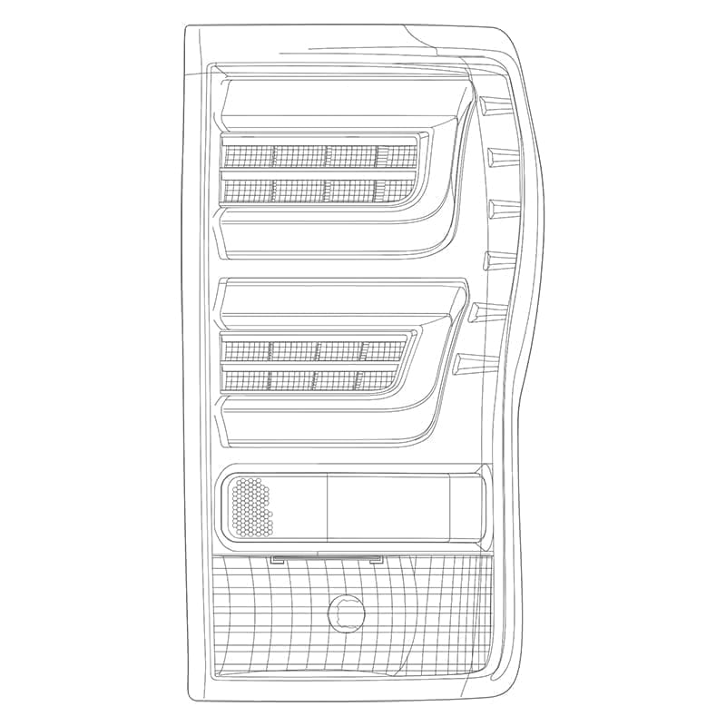 AlphaRex 07-13 Toyota Tundra PRO-Series LED Tail Lights Jet Black - eliteracefab.com