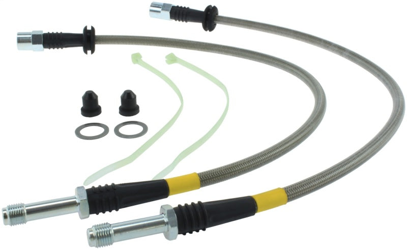 STOPTECH BMW M3 / Z4 / 323/323 TOURING / 325 / 328 / 330 SS FRONT BRAKE LINES, 950.34005 - eliteracefab.com