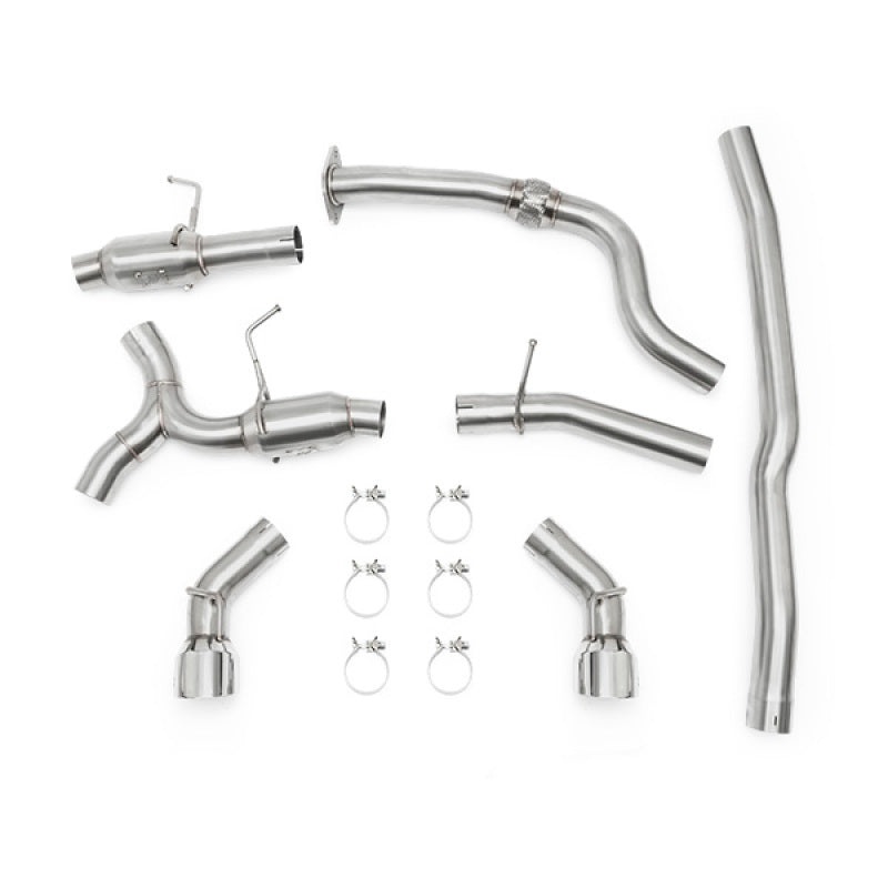 Mishimoto 2016+ Chevrolet Camaro 2.0T Dual Polished Tip Cat-Back Exhaust - eliteracefab.com