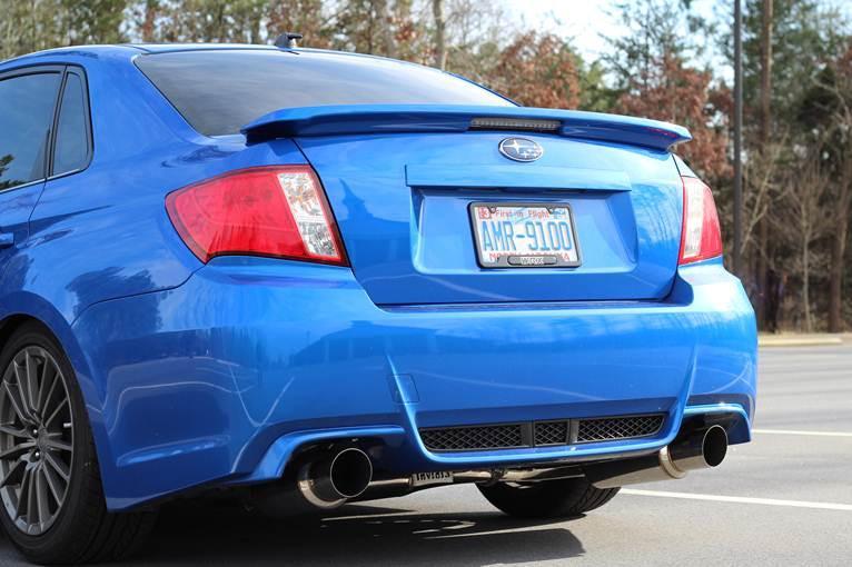 Invidia Dual N1 Titanium Tip Cat-Back Exhaust Subaru WRX / STI Sedan 2008-2014 - eliteracefab.com