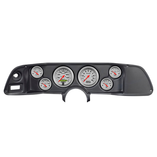 Autometer Ultra-Lite 70-78 Camaro Dash Kit 6pc Tach / MPH / Fuel / Oil / WTMP / Volt 7022-UL