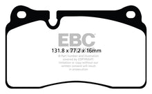 Load image into Gallery viewer, EBC 11-14 Audi TT RS 2.5 Turbo Yellowstuff Front Brake Pads - eliteracefab.com