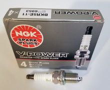 Load image into Gallery viewer, NGK V-Power Spark Plug Box of 4 (BKR5E-11) - eliteracefab.com