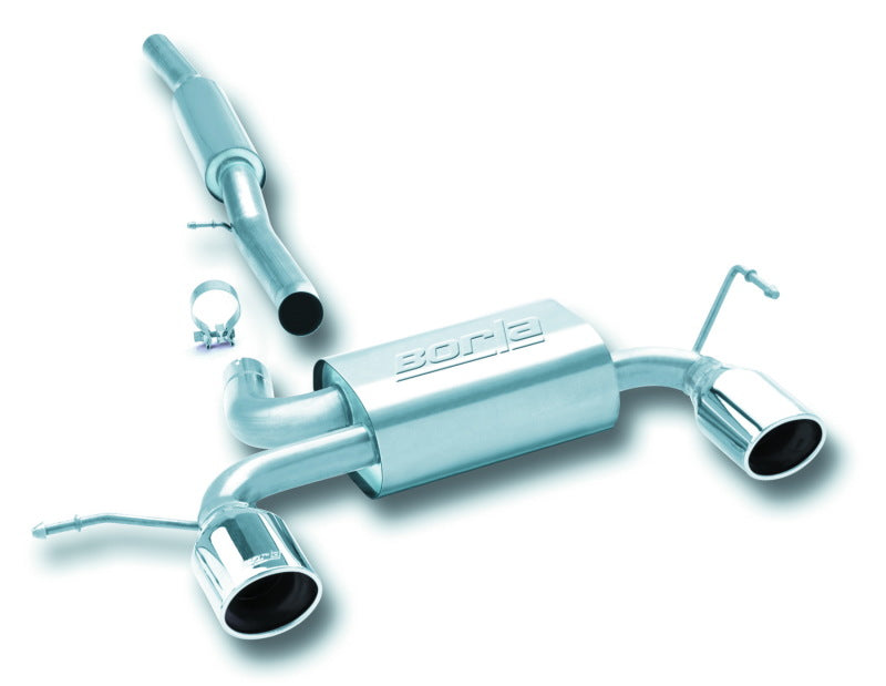 Borla 01-06 Audi TT Quattro 1.8T 225HP MT AWD 2dr Single Split Rear Exit SS Catback Exhaust - eliteracefab.com