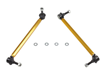 Whiteline 02-06 R53 & 06+ R56 Mini Cooper S Front Swaybar link kit-adjustable ball end links - eliteracefab.com