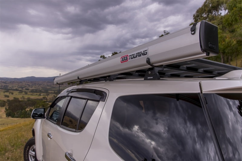 ARB Aluminum Awning Kit w/ Light 8.2ft x 8.2ft Includes Light Installed - eliteracefab.com