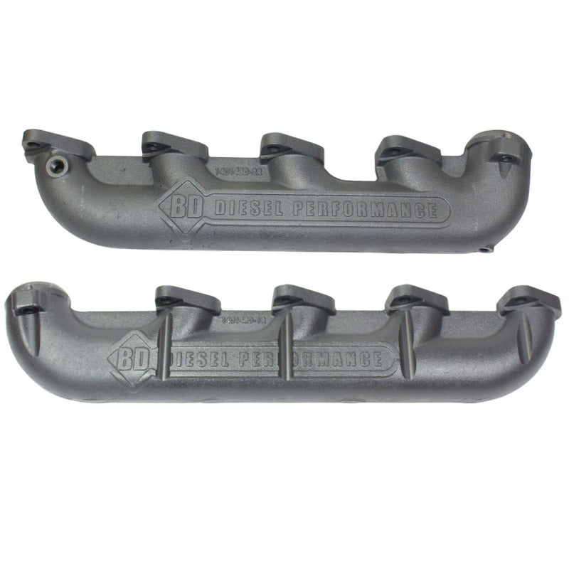 BD Diesel Exhaust Manifold Set - Ford 2003-2007 6.0L PowerStroke - eliteracefab.com