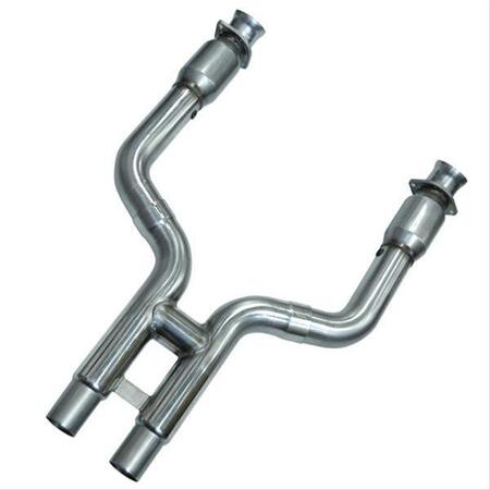 KOOKS 2-1/2" CATTED H-PIPE (05-10 MUSTANG GT) - eliteracefab.com