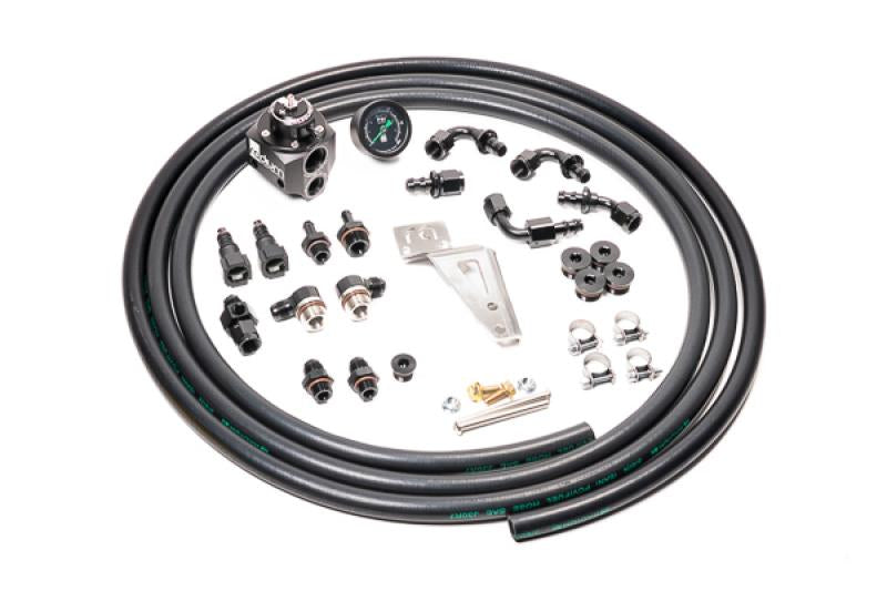 Radium Engineering Late Nissan Fuel Hanger Plumbing Kit Microglass Filter - eliteracefab.com